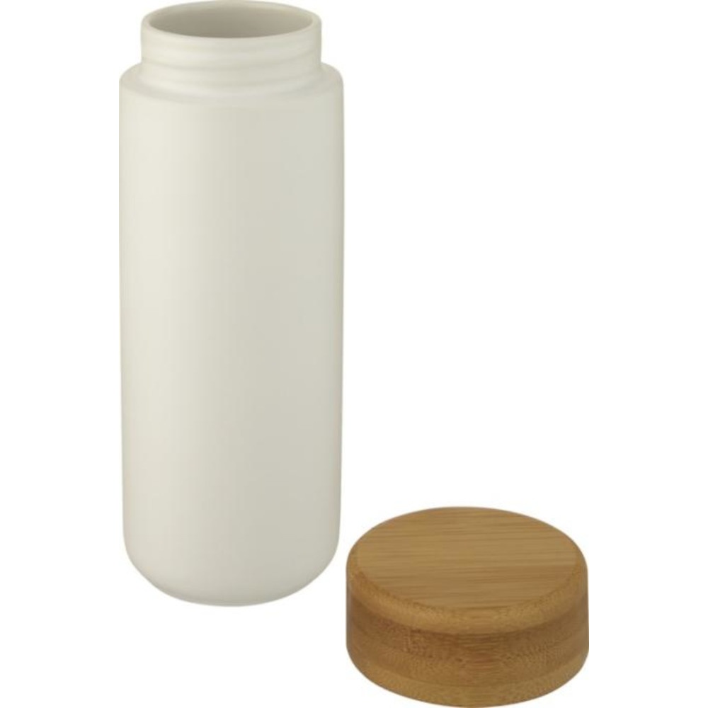 Ribble 300 ML Ceramic Tumbler With Bamboo Lid