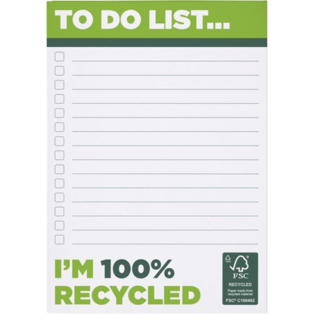 Mercia A6 Recycled Notepad