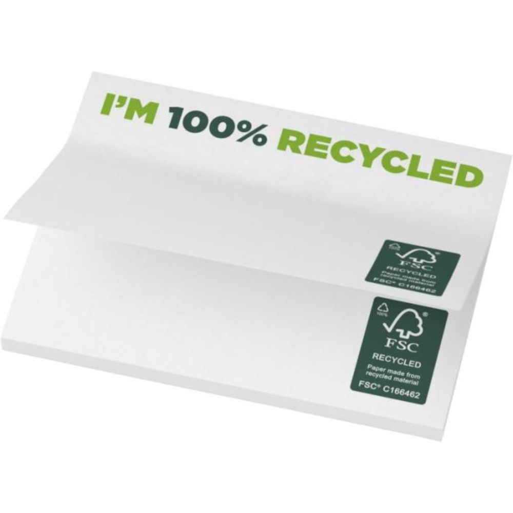 Sherwood Recycled Sticky Notes 100x75 MM