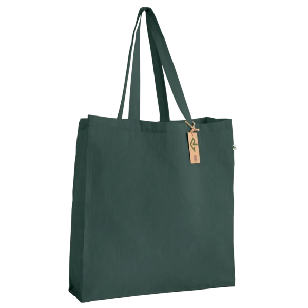 rPET Cotton-Feel Gusseted Shopper Bag - Image 14
