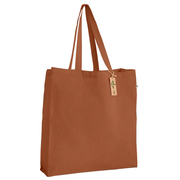 rPET Cotton-Feel Gusseted Shopper Bag - Image 16