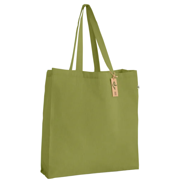 rPET Cotton-Feel Gusseted Shopper Bag - Image 17