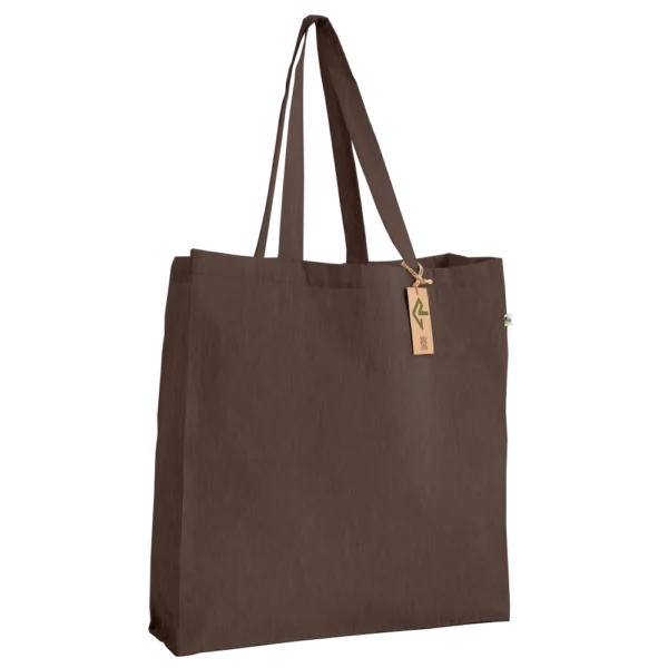 rPET Cotton-Feel Gusseted Shopper Bag - Image 19