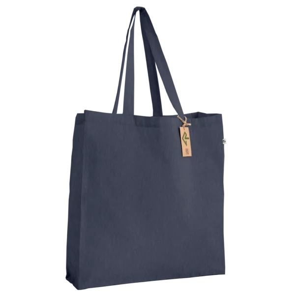 rPET Cotton-Feel Gusseted Shopper Bag - Image 20