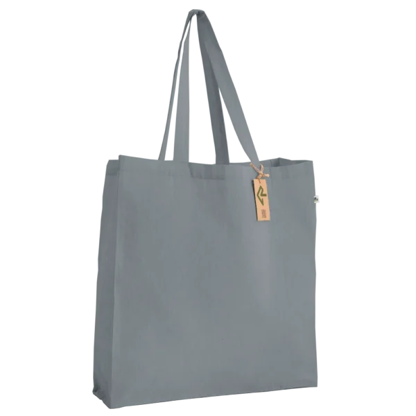 rPET Cotton-Feel Gusseted Shopper Bag - Image 6