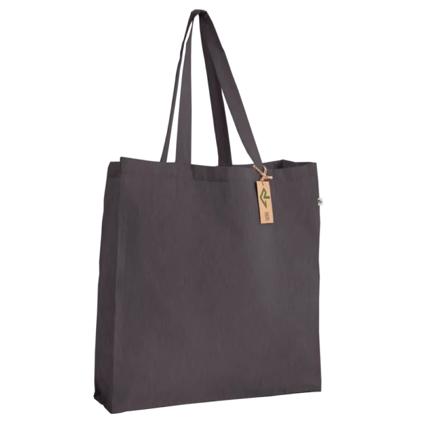 rPET Cotton-Feel Gusseted Shopper Bag - Image 7