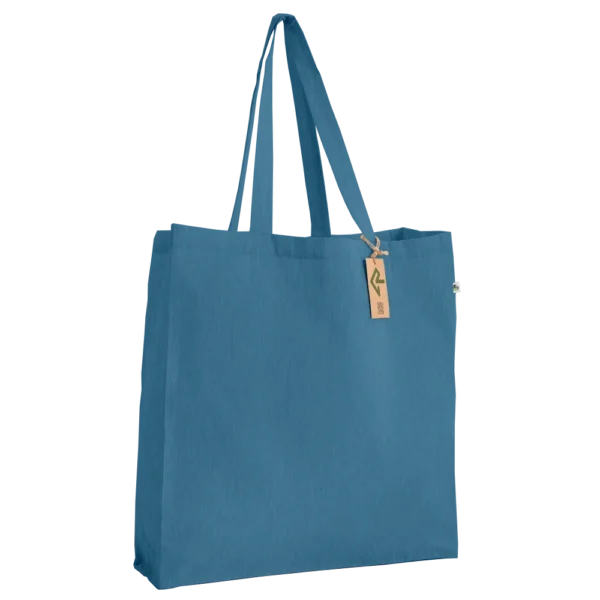 rPET Cotton-Feel Gusseted Shopper Bag - Image 9