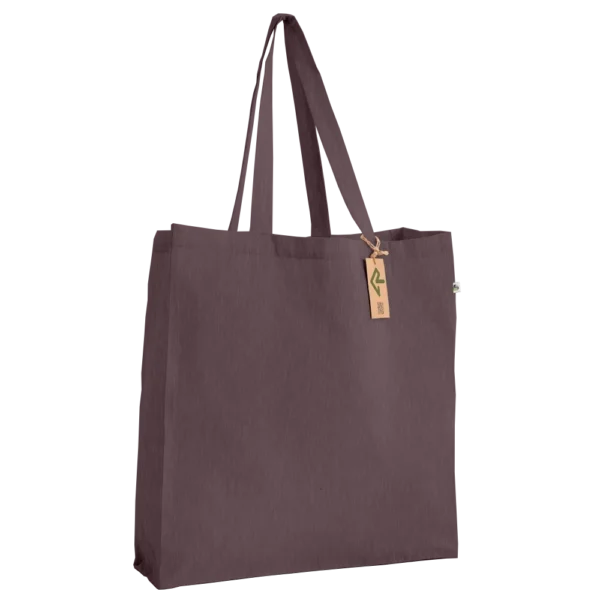 rPET Cotton-Feel Gusseted Shopper Bag - Image 10