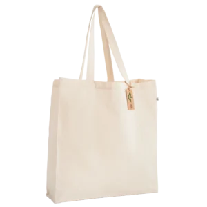 rPET Cotton-Feel Gusseted Shopper Bag