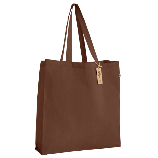 rPET Cotton-Feel Gusseted Shopper Bag - Image 11